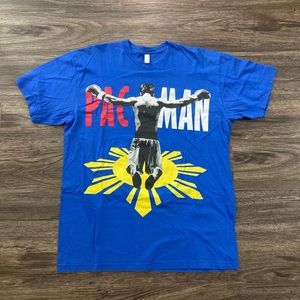 Royal Blue Manny “Pacman” Pacquiao Shirt - image 1